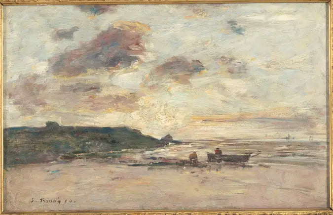 Wybrzeża w okolicach Trouville - Eugène Boudin