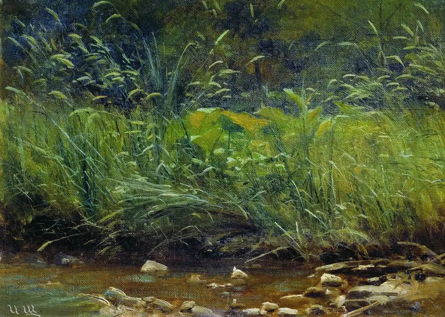 brzeg stawu - Ivan Chichkine