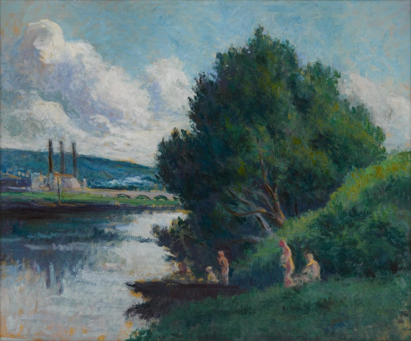 Rzeka Sekwana - Maximilien Luce