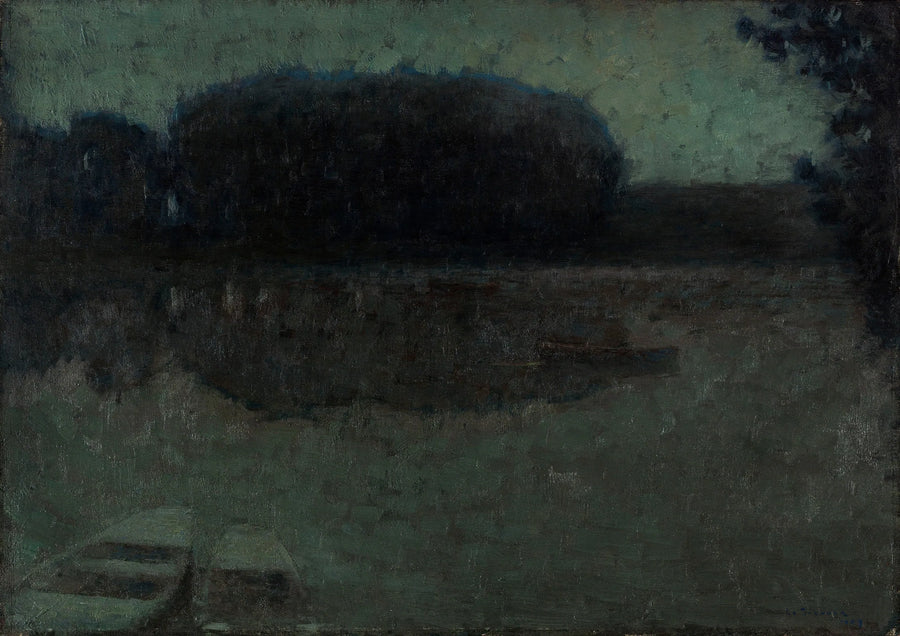 Niebieska rzeka, Montreuil-Bellay - Henri Le Sidaner