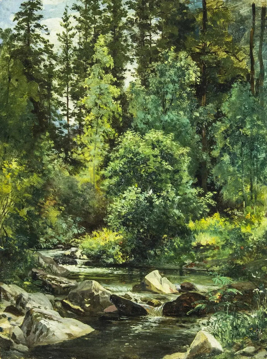 Rzeka leśna - Ivan Chichkine