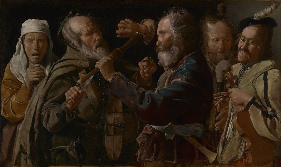 Zderzenie muzyków - Georges de La Tour