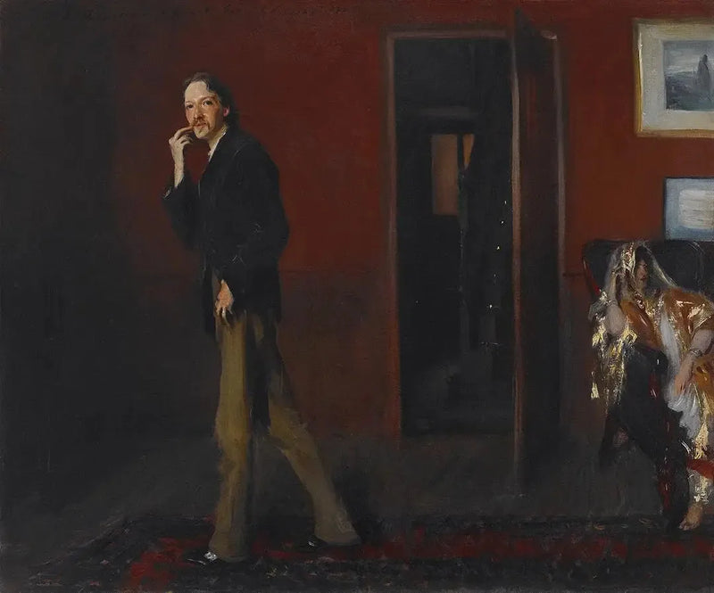 Robert Louis Stevenson i jego żona - John Singer Sargent