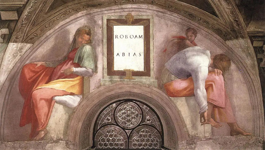Roboam i Abia - Michał Anioł