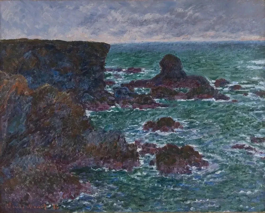 Lion Rock, Belle-Île W1090 - Claude Monet