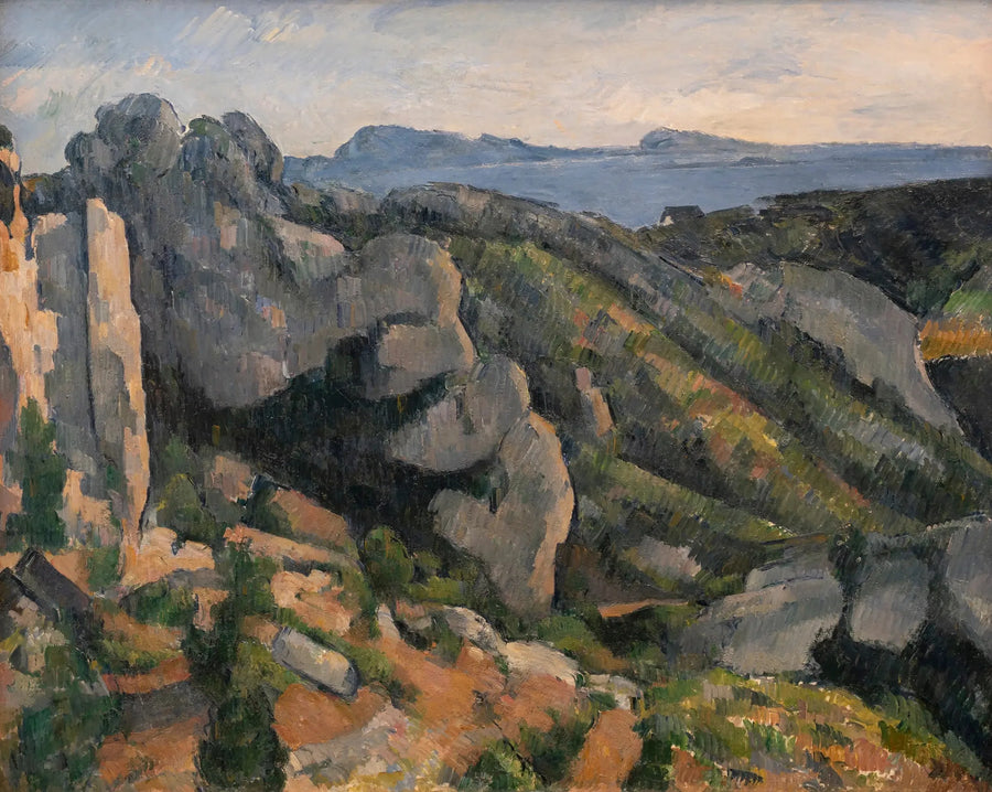 Skały w Estaque - Paul Cézanne