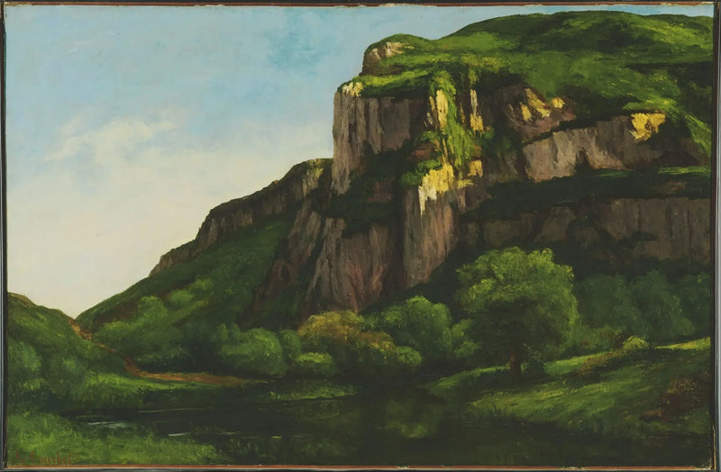 Rochers w Mouthier - Gustave Courbet