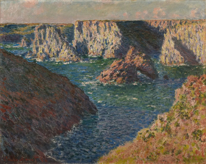 Skały Belle-Ile - Claude Monet