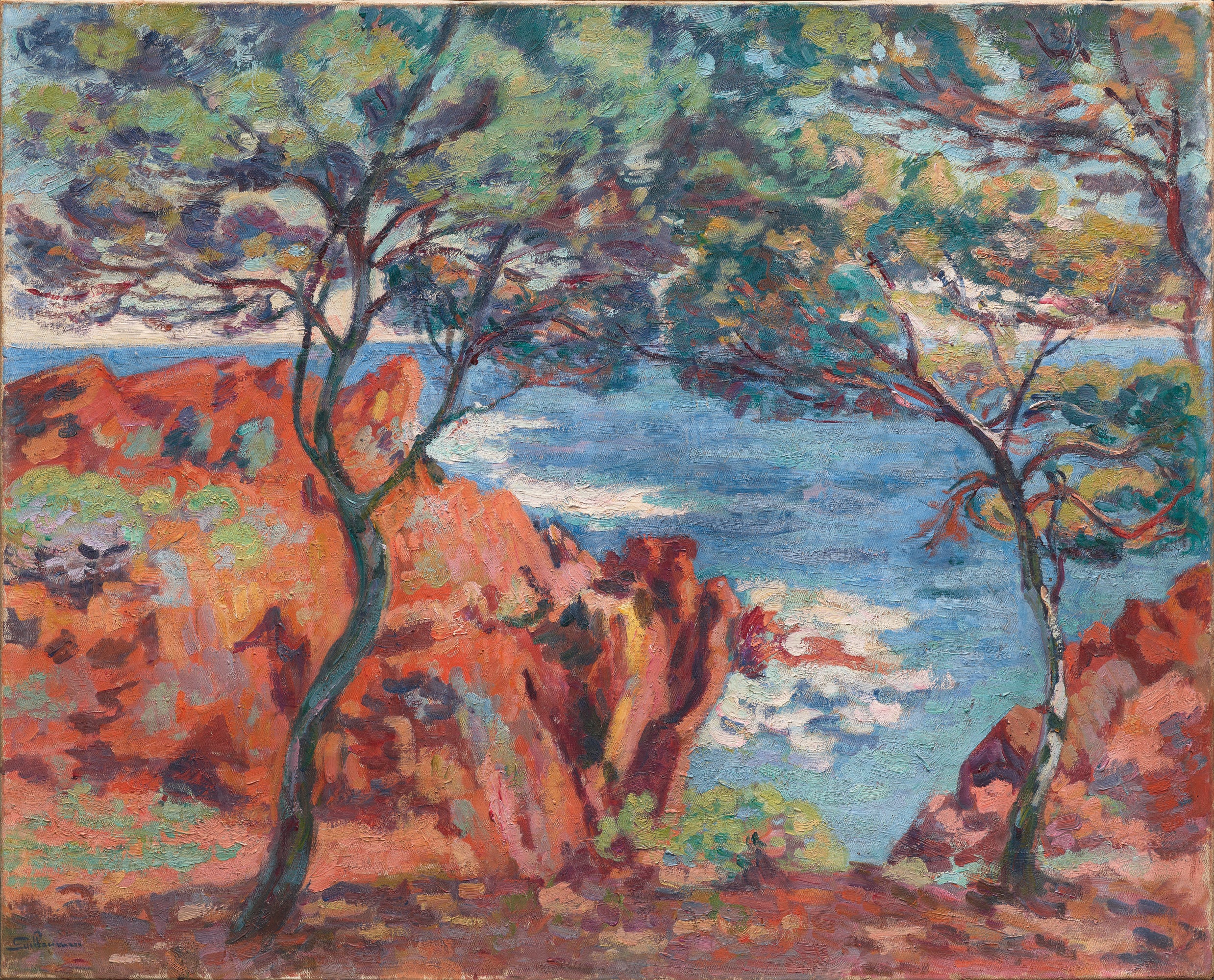 Rochers de l’Île Besse Agay - Armand Guillaumin - Alpha Reproduction
