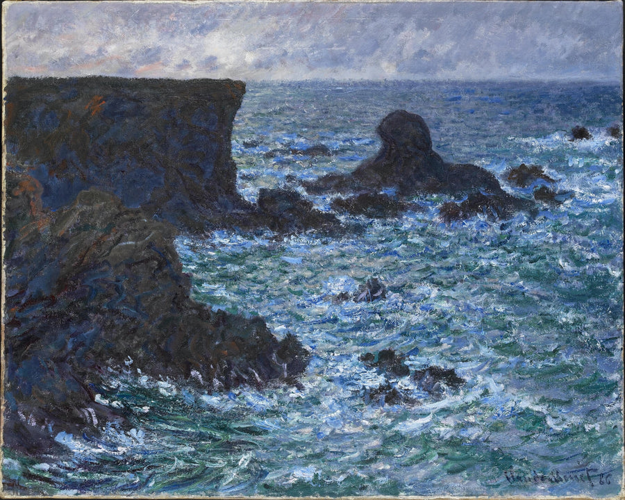 Skały w Port-Coton, Lion Rock W1091 - Claude Monet