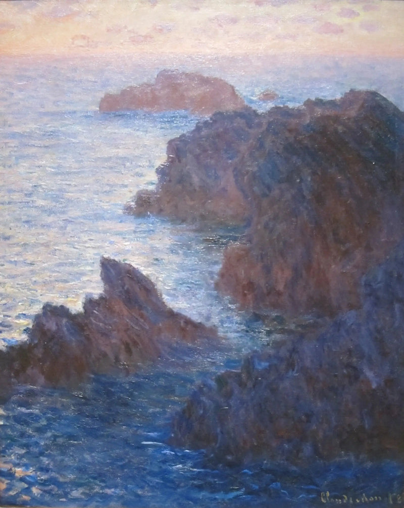 Skały w Belle-Île, Port-Domois - Claude Monet