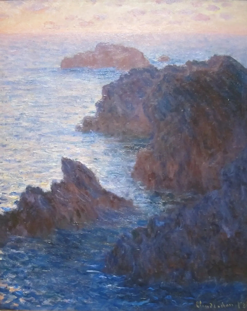Skały w Belle-Île, Port-Domois - Claude Monet