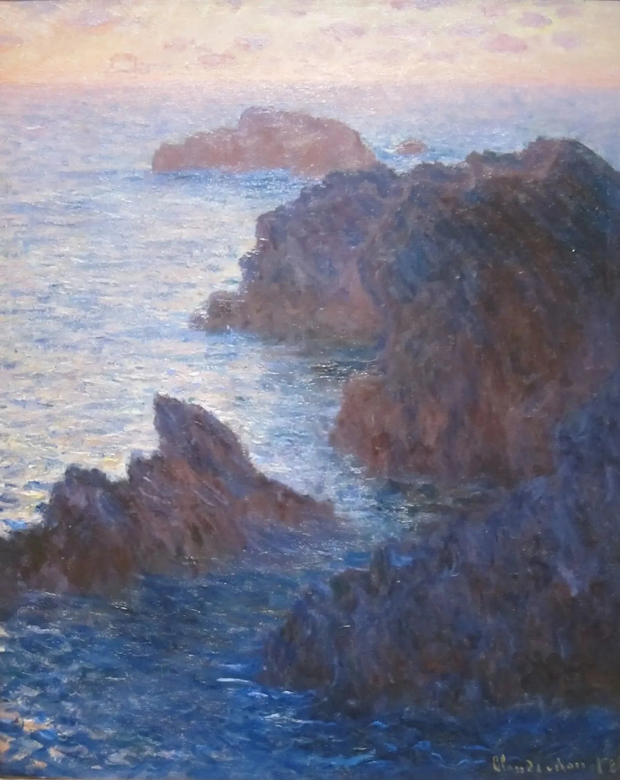 Skały w Belle-Île, Port-Domois - Claude Monet