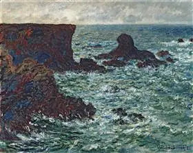 Skały w Port-Coton, Lew Rock, Belle Ile - Claude Monet