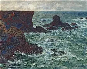 Skały w Port-Coton, Lew Rock, Belle Ile - Claude Monet