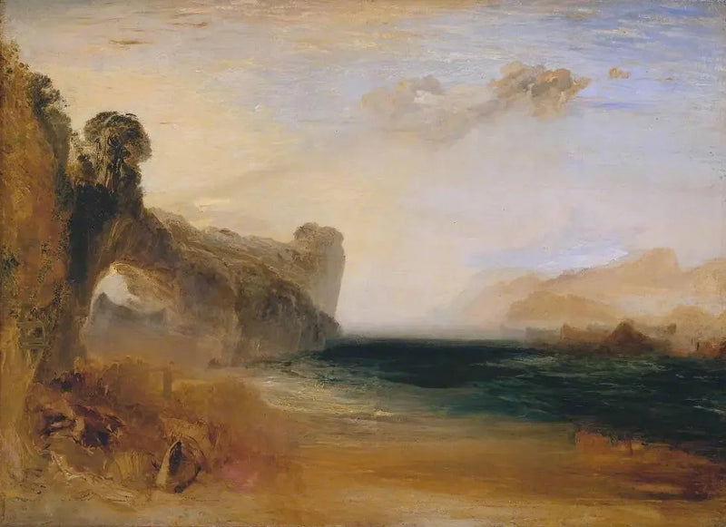 Zatoka Rocky z Postaciami - J. M. W. Turner