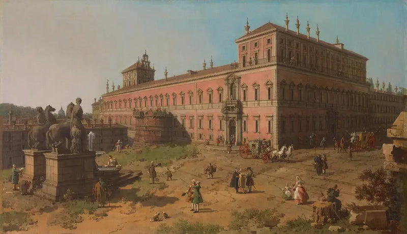 Rzym: Plac del Quirinale - Canaletto