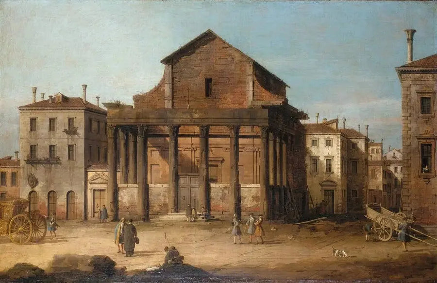 Rzym: Świątynia Antonina i Faustyny - Canaletto