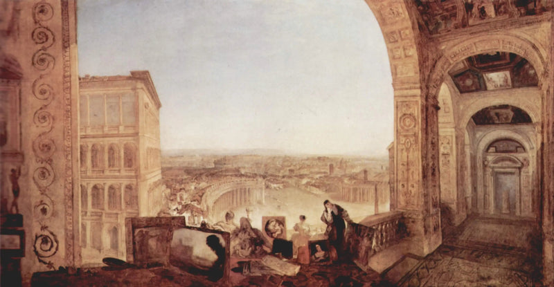 Rzym widziany z Watykanu - J. M. W. Turner
