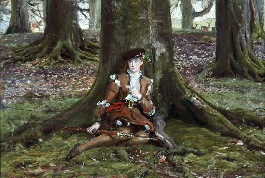 Rozalinda w lesie - John Everett Millais