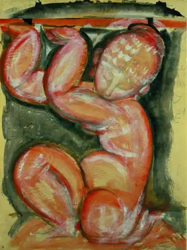 Kariatydy róży (Odwaga) - Amedeo Modigliani