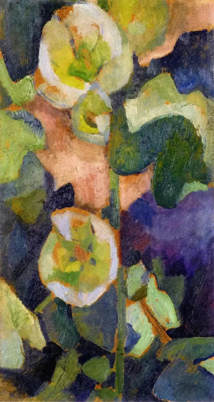 Biała malwa - Robert Delaunay