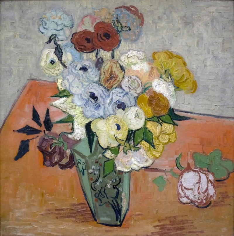 Róże i zawilce - Vincent van Gogh