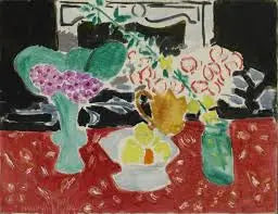 Róże Bożego Narodzenia i saksifrage - Henri Matisse