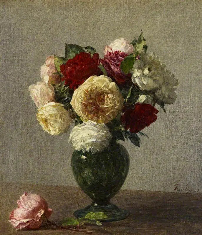 Róże - Henri Fantin-Latour
