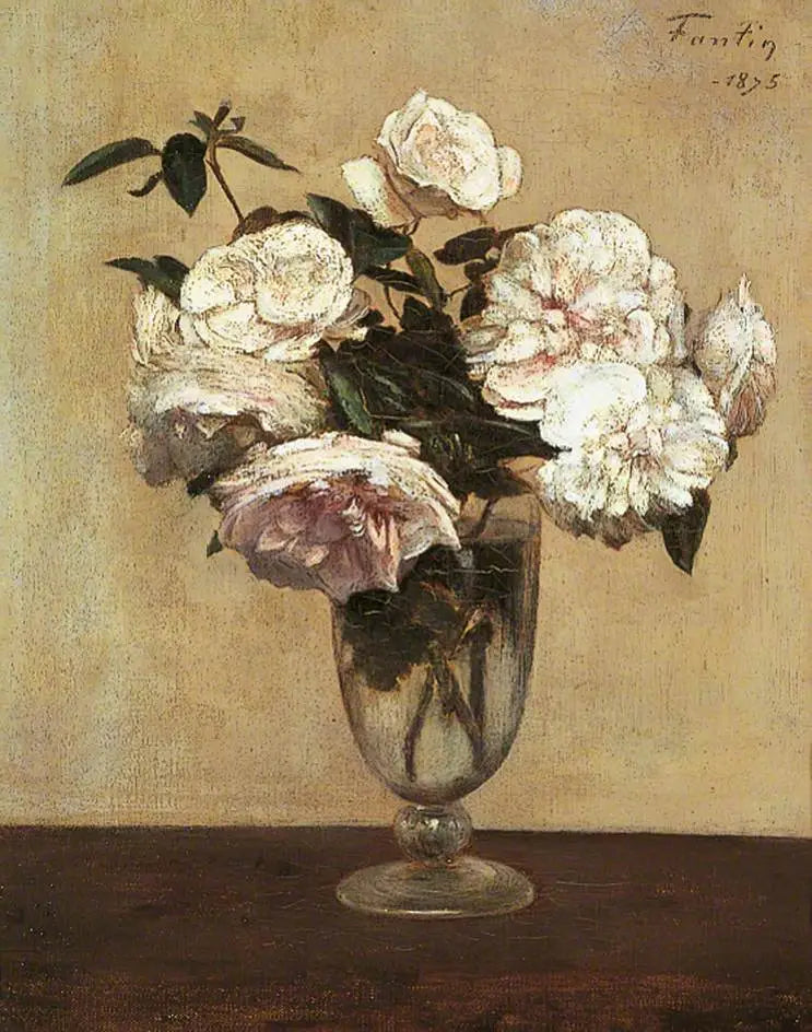 Róże róże - Henri Fantin-Latour