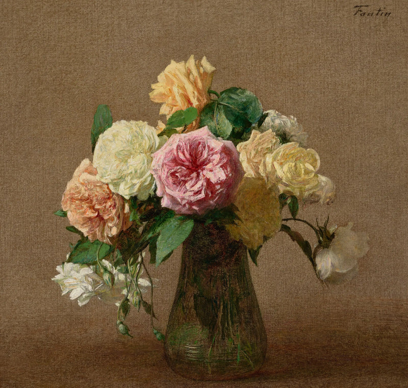 Róże - Henri Fantin-Latour