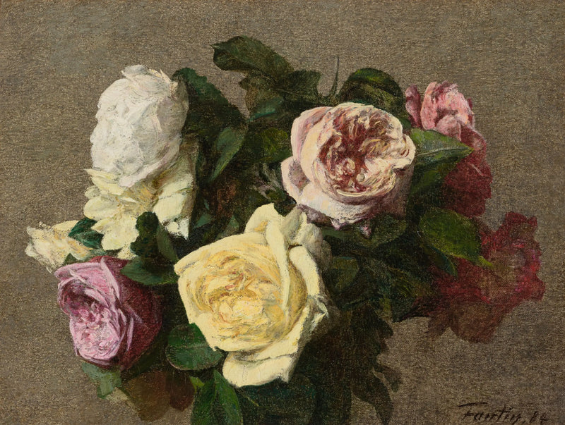 Róże - Henri Fantin-Latour