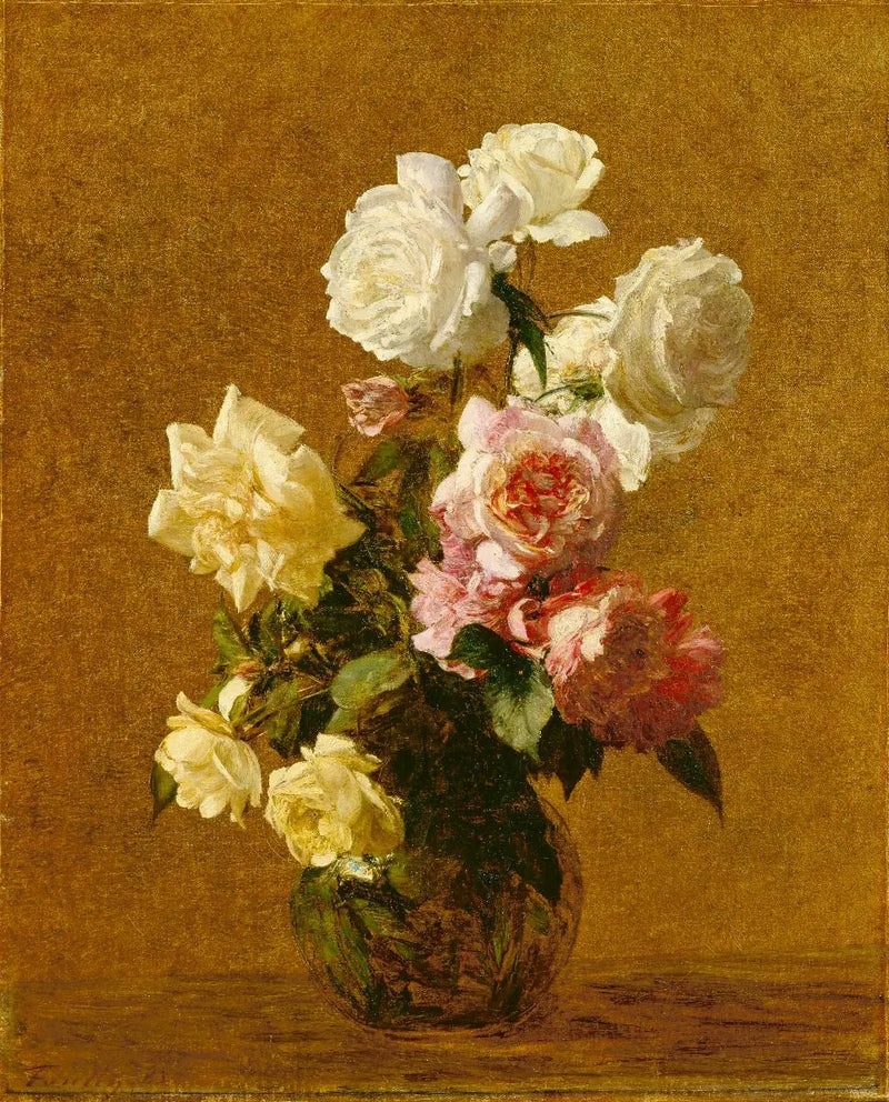 Róże - Henri Fantin-Latour