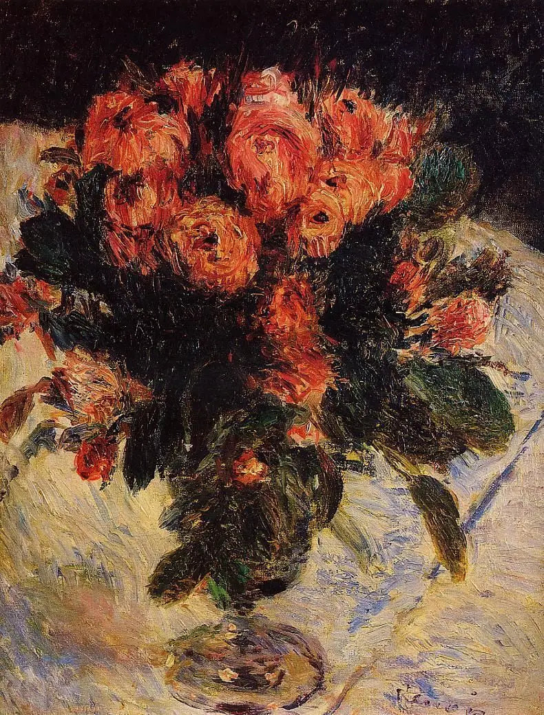 Róże muszkatołowe - Pierre-Auguste Renoir