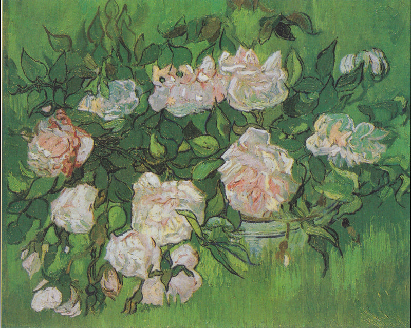 Różowe róże - Vincent van Gogh