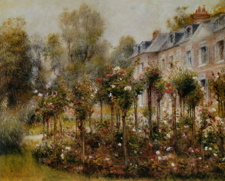 Róże w Wargemont - Pierre-Auguste Renoir