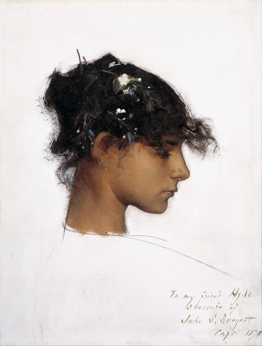 Rosina Ferrara, Głowa dziewczyny z Capri - John Singer Sargent