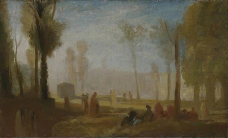 Rouen: Widok z lewego brzegu w Faubourg St-Sever - J. M. W. Turner