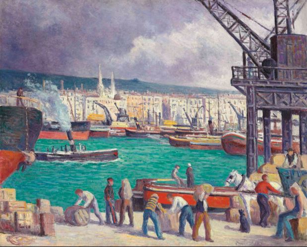 Rouen, port - Maximilien Luce
