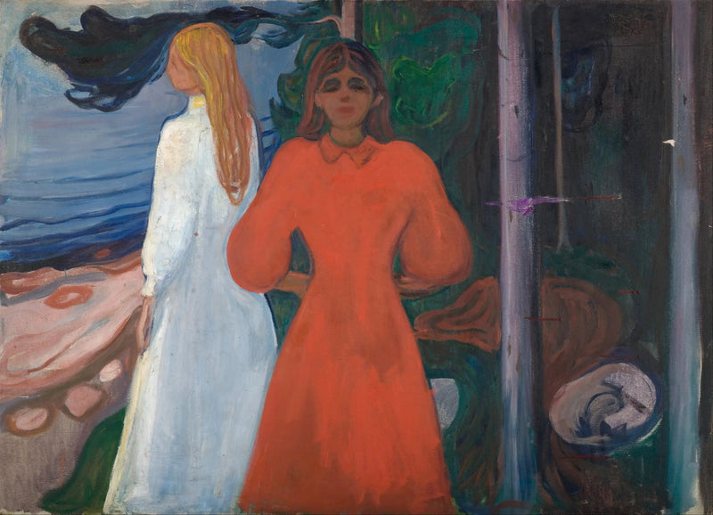 Czerwony i Biały - Edvard Munch