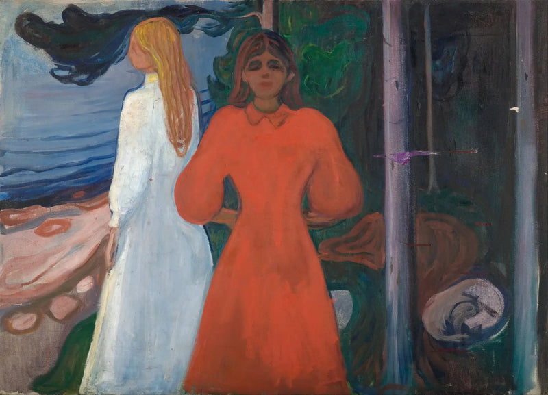 Czerwony i Biały - Edvard Munch