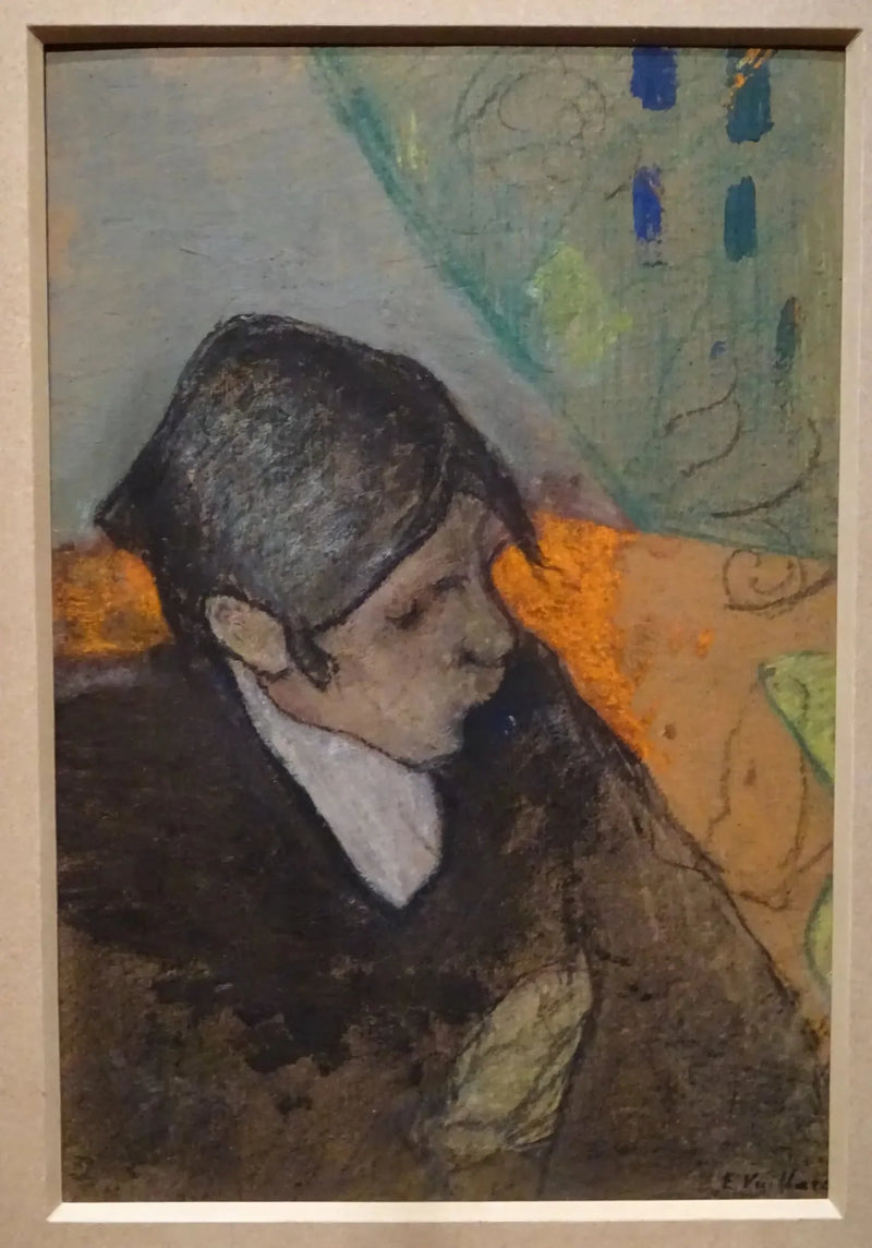 Roussel z czarną knotą - Édouard Vuillard