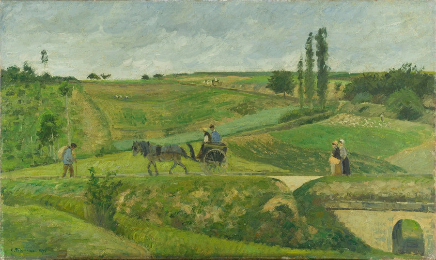 Droga do Ennery - Camille Pissarro