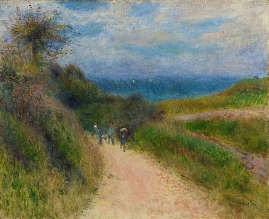 Droga do Berneval - Pierre-Auguste Renoir