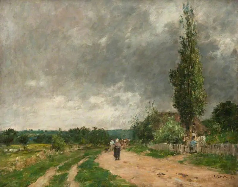 Droga do Deauville - Eugène Boudin