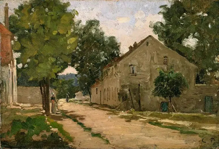 Droga do Port-Marly - Camille Pissarro