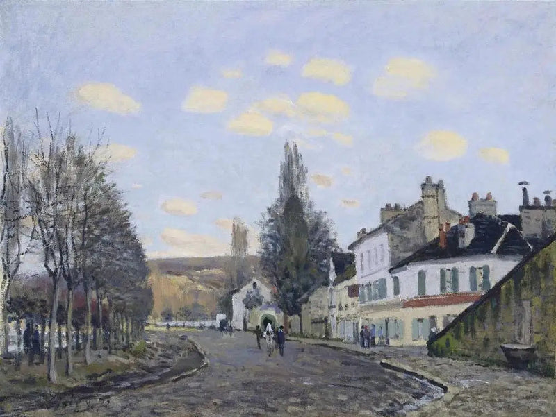 Droga do Saint-Germain w Marly-le-Roi - Alfred Sisley