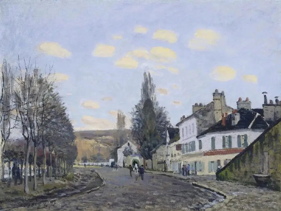 Droga do Saint-Germain w Marly-le-Roi - Alfred Sisley