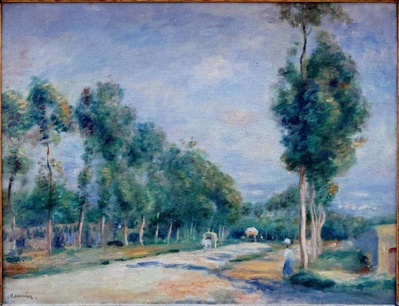 Droga do Wersalu w Louveciennes - Pierre-Auguste Renoir