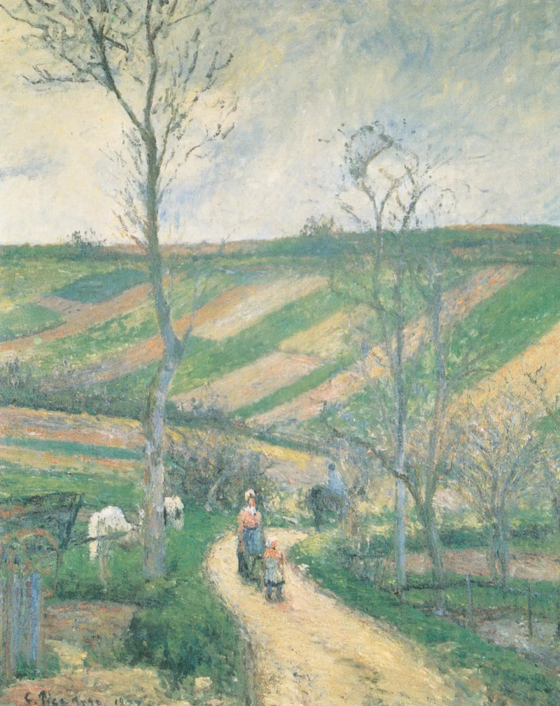 Droga do Dna Hermitage, Pontoise - Camille Pissarro